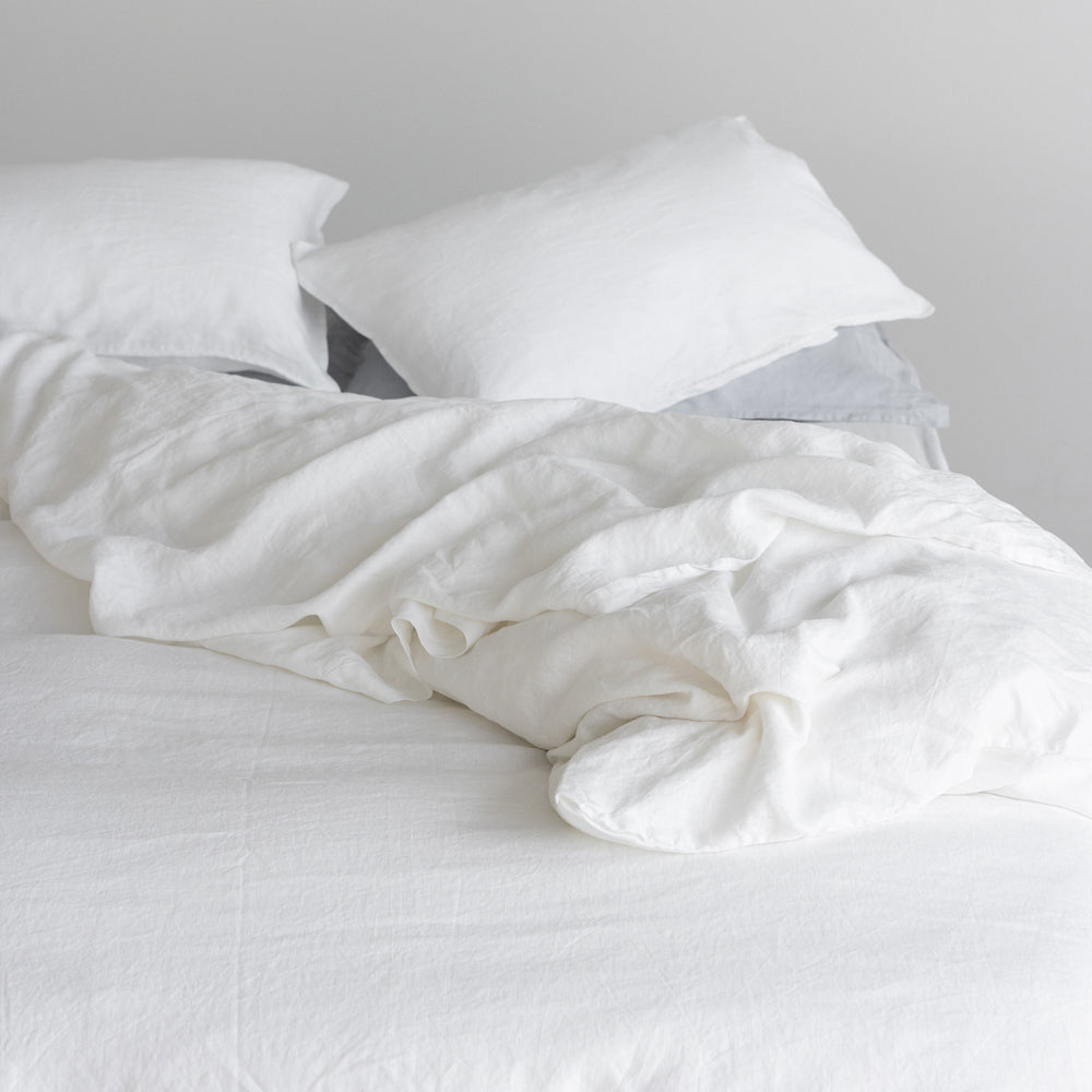 Linen Pillowcases - White