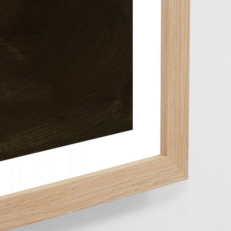 Organic Drift Framed Print - Moss
