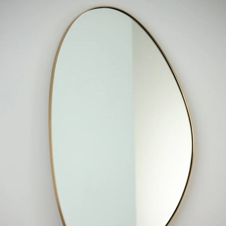 Organic Outline Mirror 1000mm - Brass