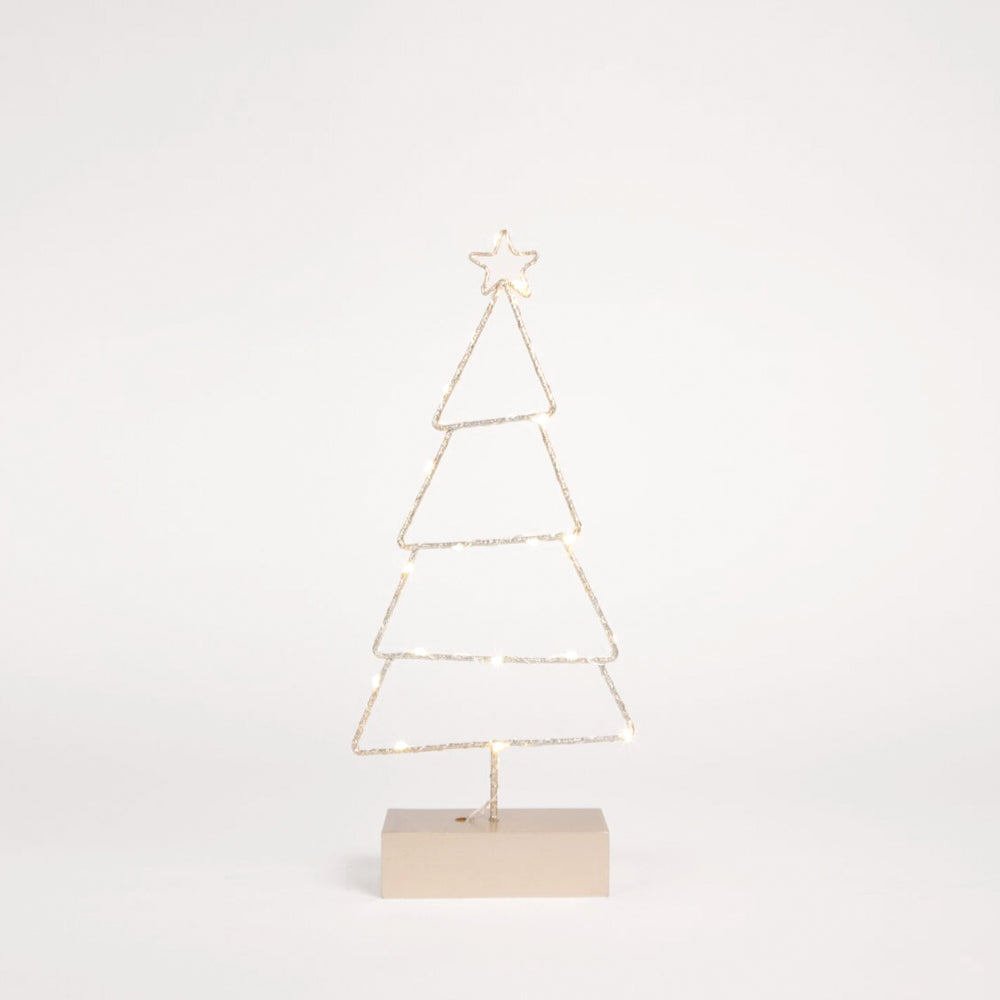 LED Outline Tree - Champagne