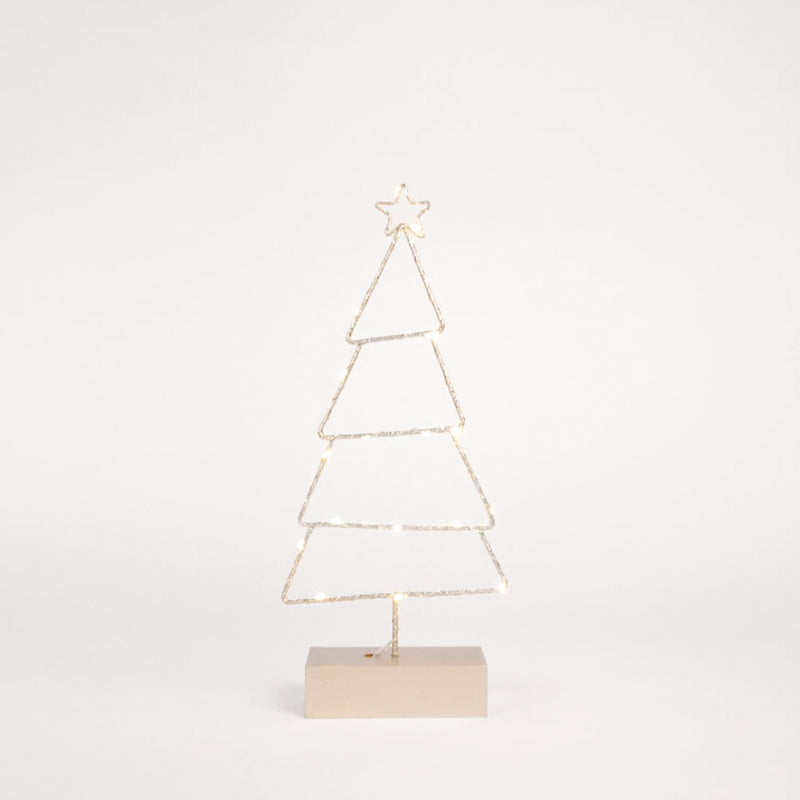 LED Outline Tree - Champagne