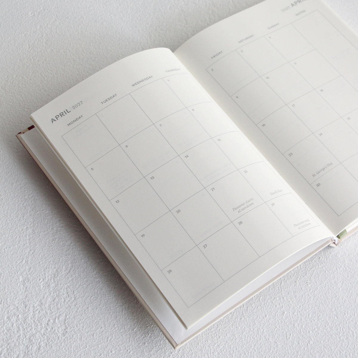 Papier 2027 Weekly Diary - Italian Stripes