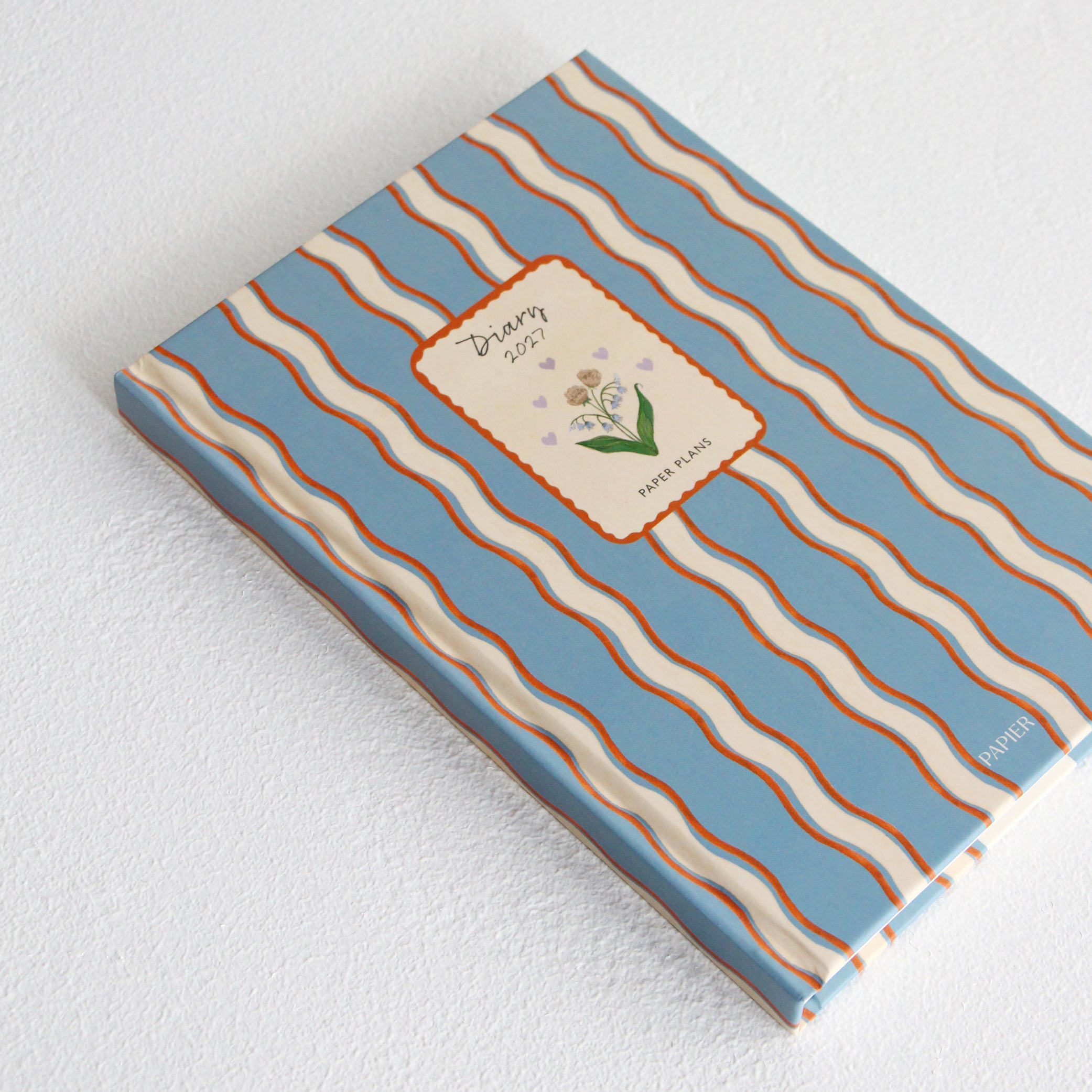 Papier 2027 Weekly Diary - Vintage Stripes