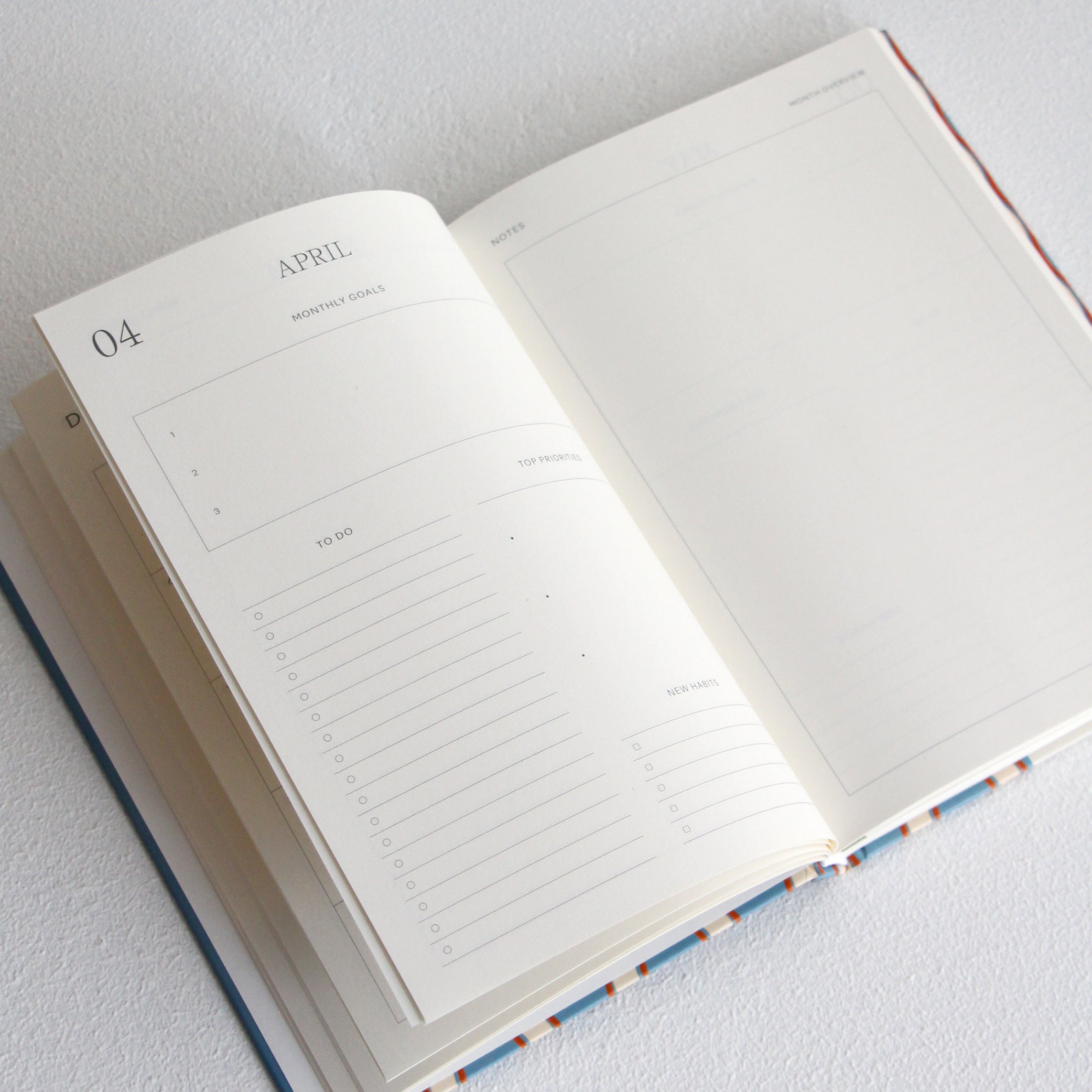 Papier 2027 Weekly Diary - Vintage Stripes