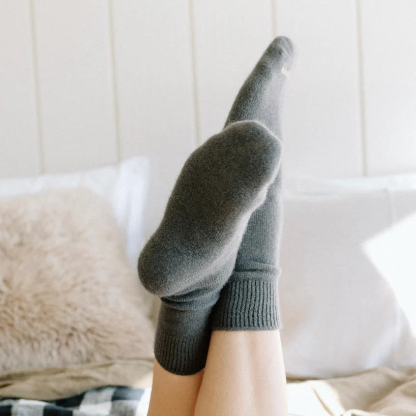 Hamilton Possum Merino Wool Socks - Poppy Seed