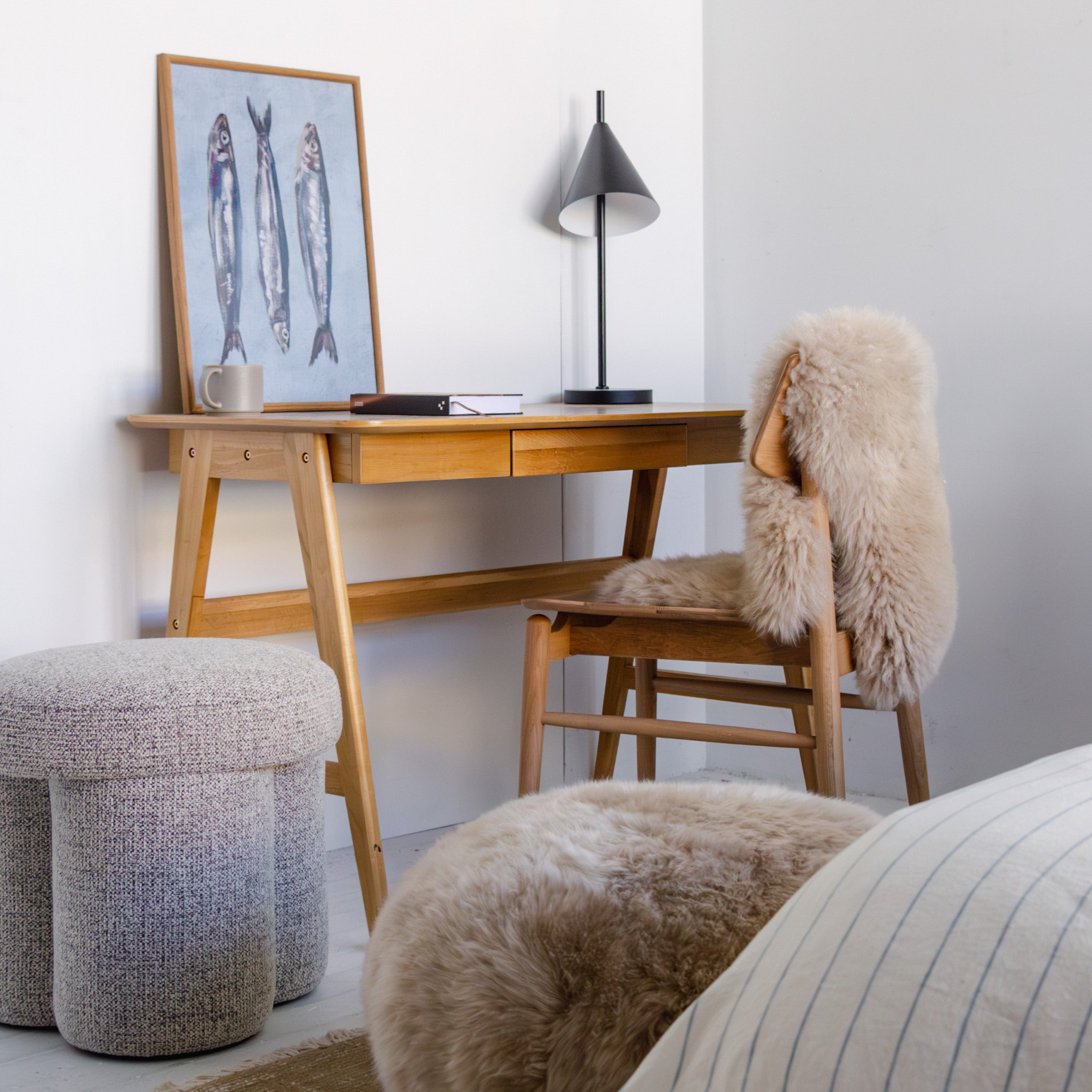Ralph Home Desk - Oak