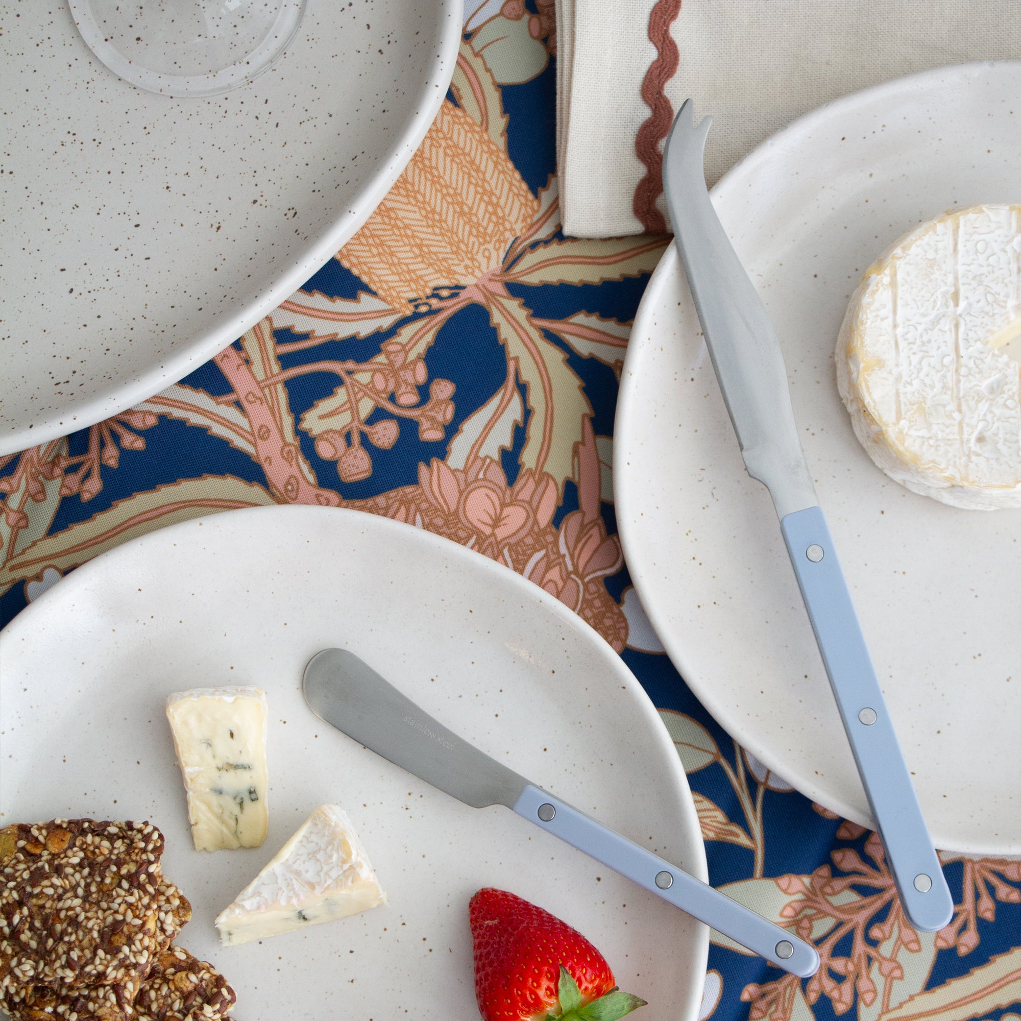 Remy Steel Cheese Knife - Denim