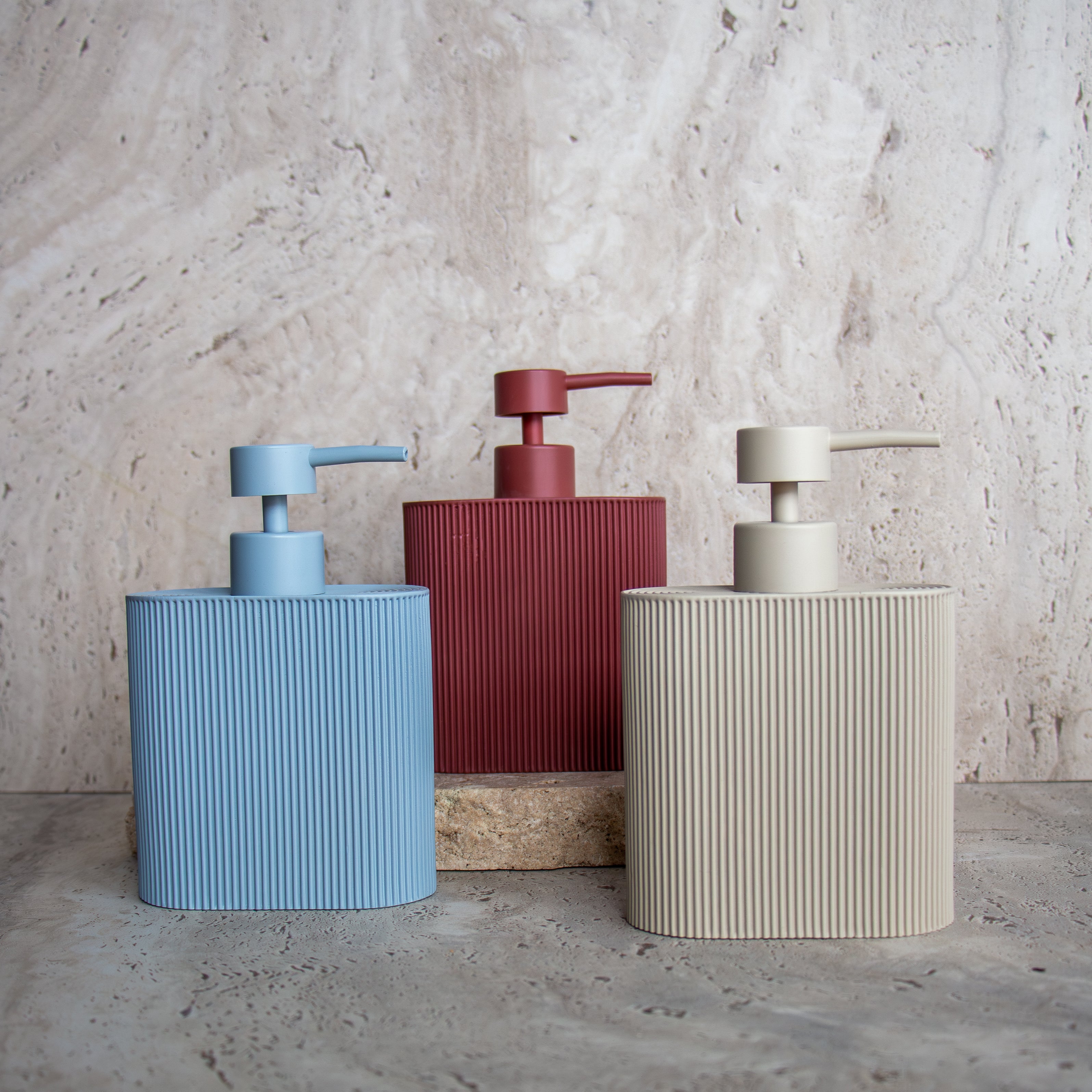 Sid Resin Soap Dispenser - Steel
