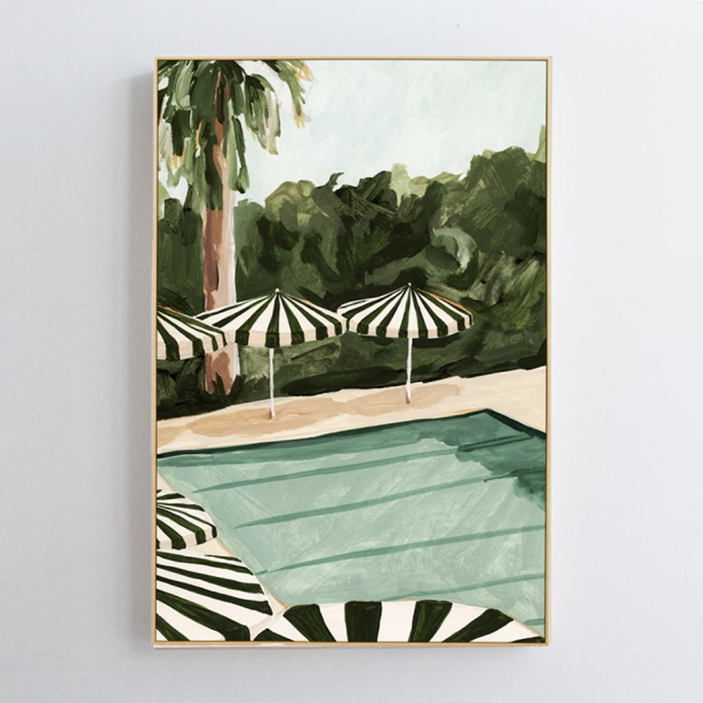 Resort Umbrella Canvas - Green