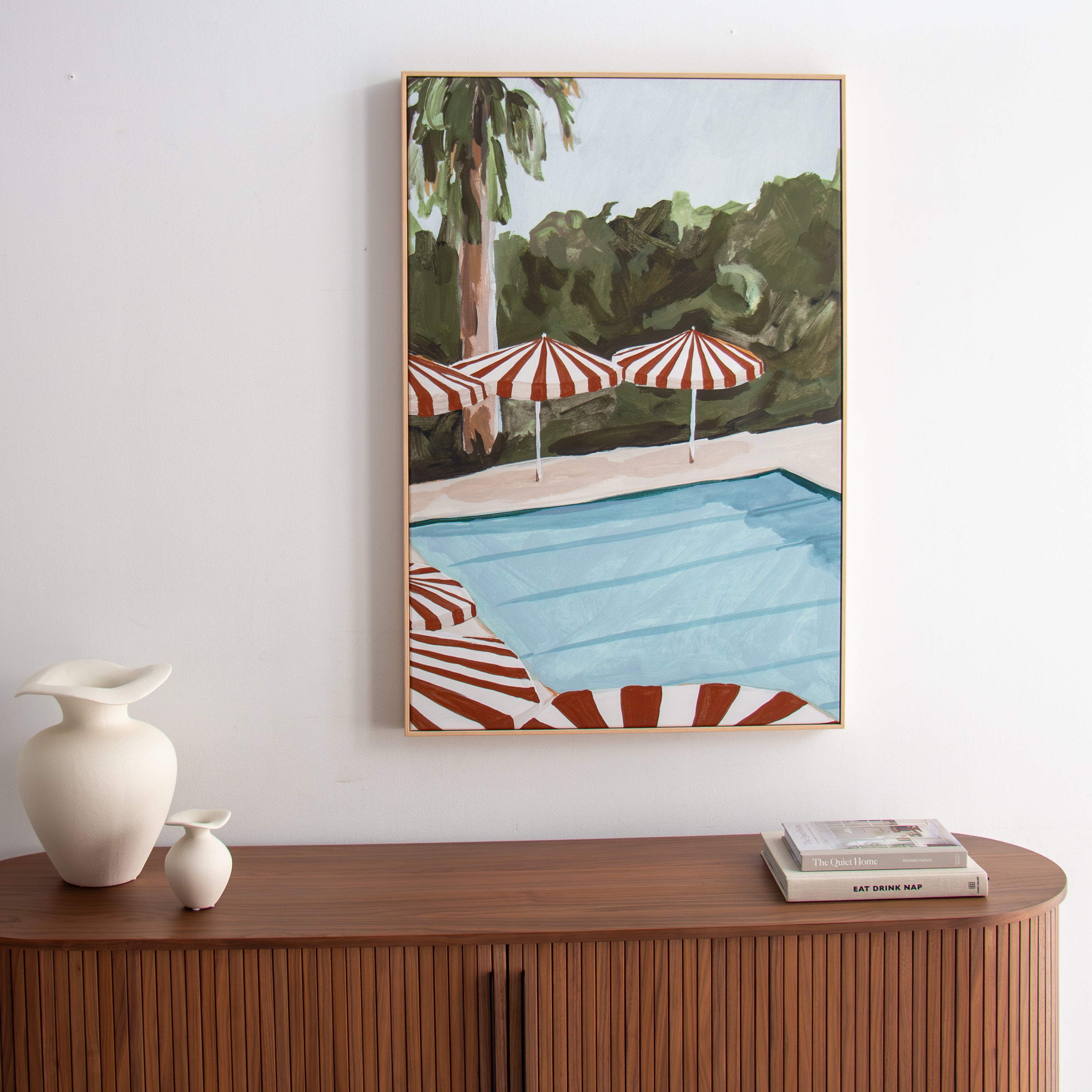 Resort Umbrella Canvas - Nutmeg