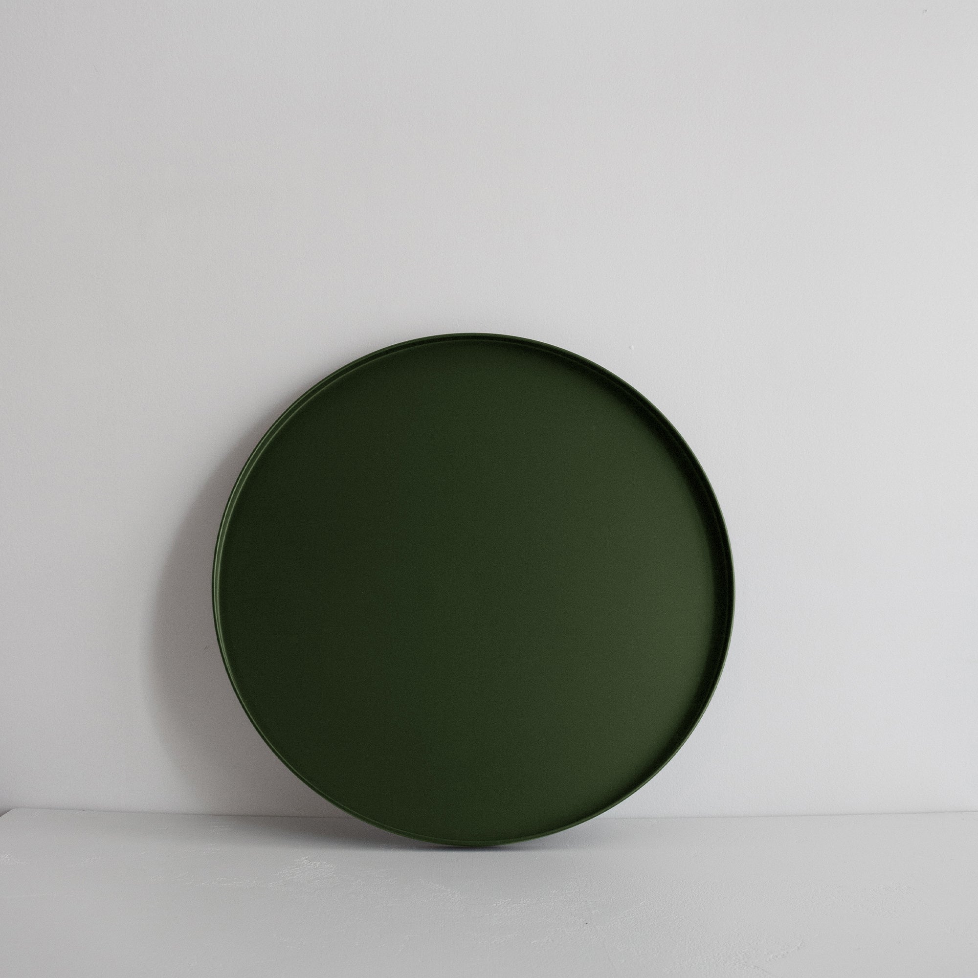 Round Tray - Hunter Green