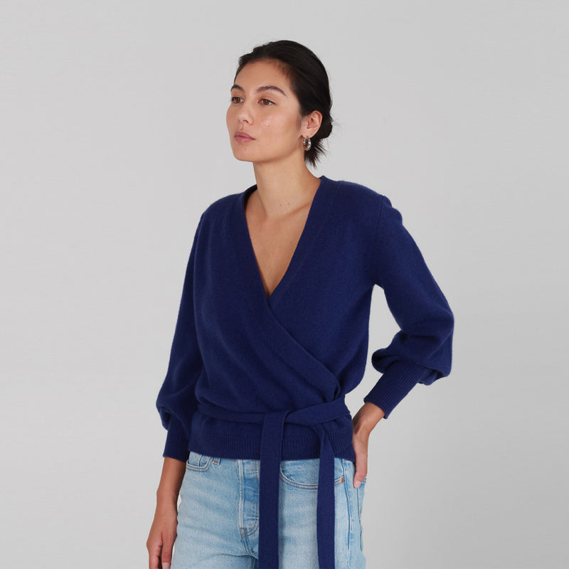 Ruth Wrap - Cobalt