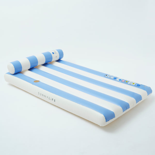Luxe Lilo - Blue Stripe
