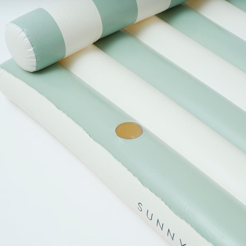 Luxe Lilo - Green Stripe
