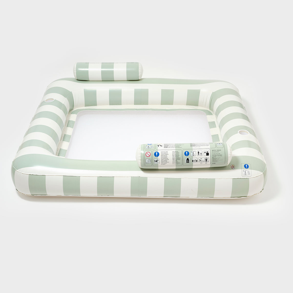 Luxe Square Hammock Float - Soft Olive