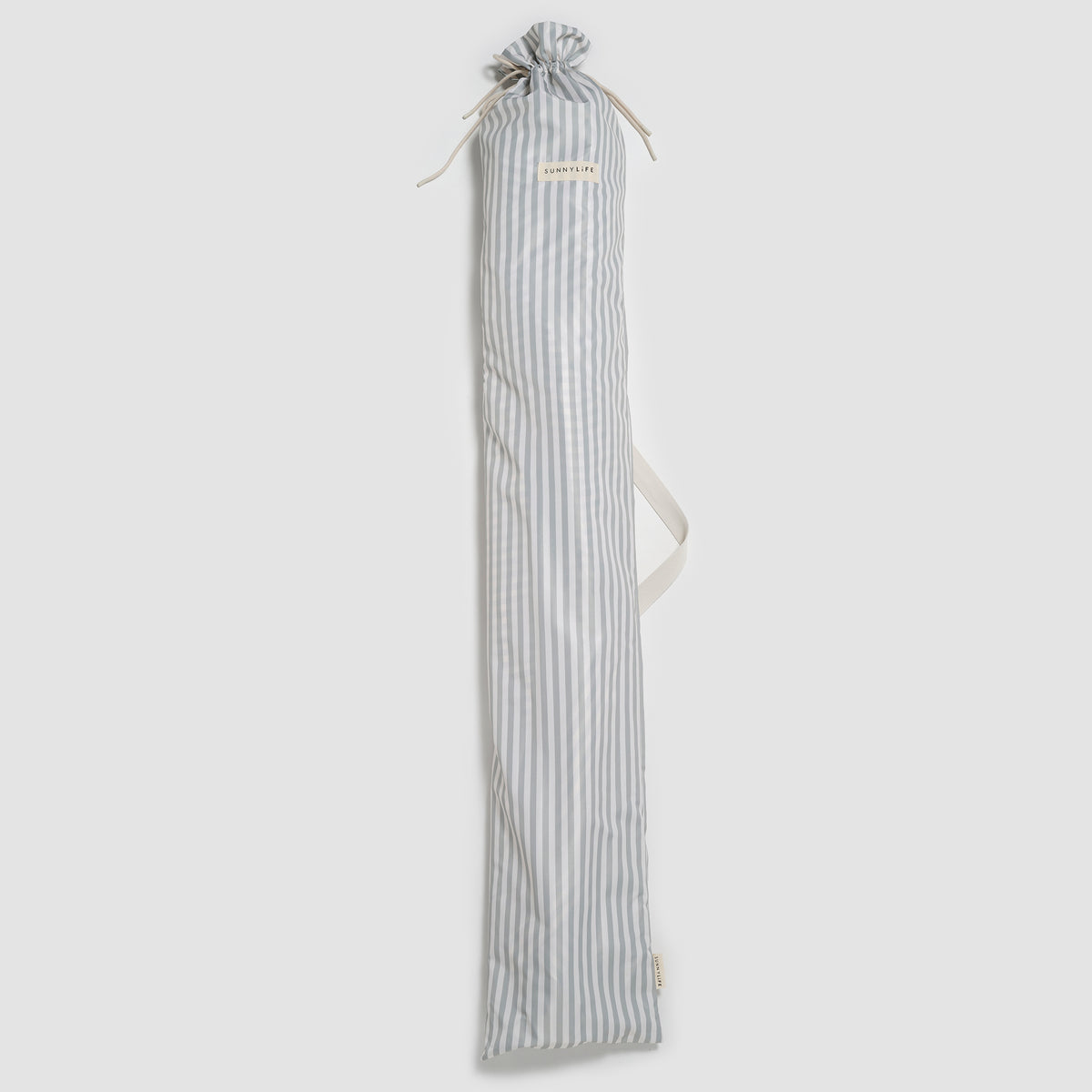 Beach Cabana Sea - Sage Stripe