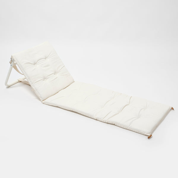 Reclining Beach Chair - Cream