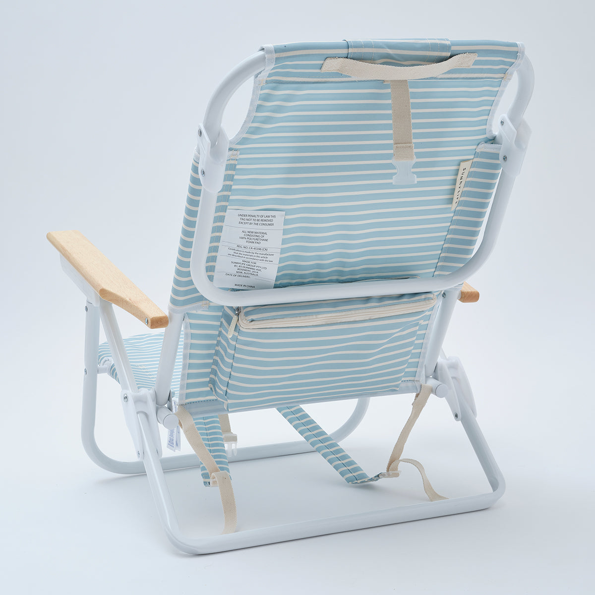 Deluxe Beach - Chair Blue Stripe