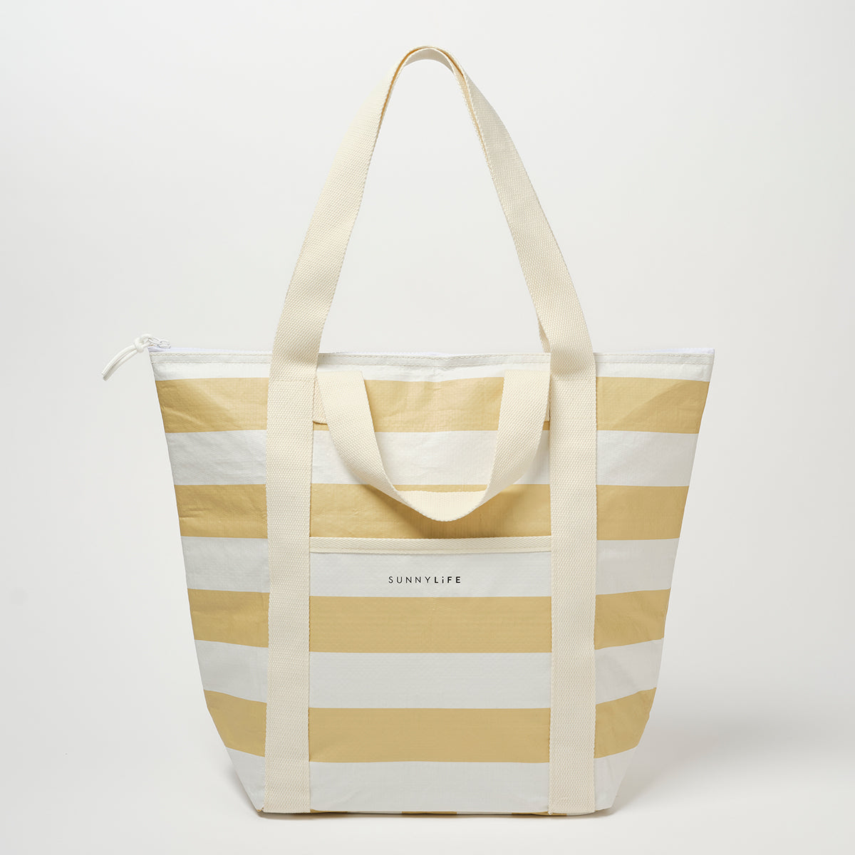 Light Cooler Tote - Butternut Stripe