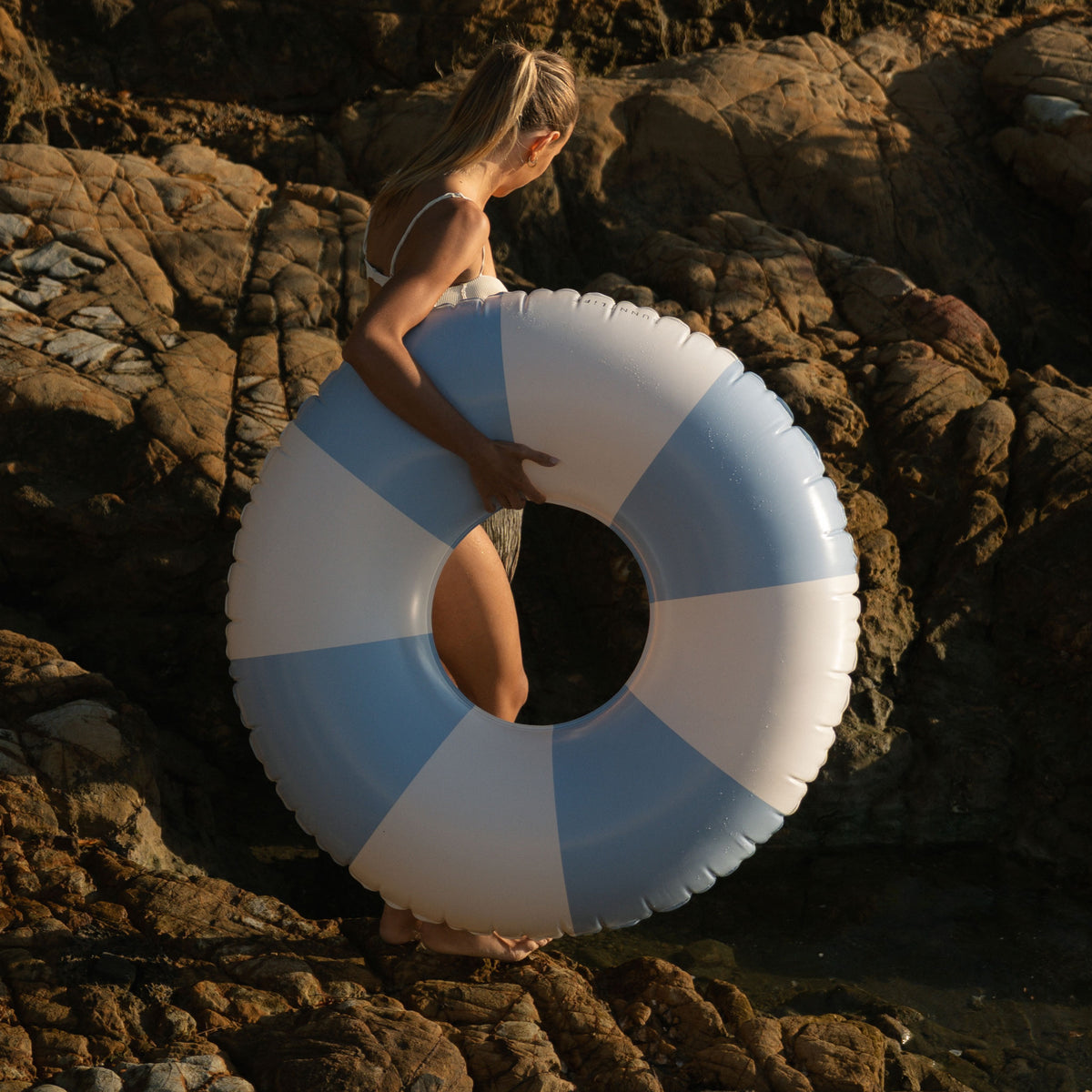 Tube Pool Ring - La Mer Med Blue