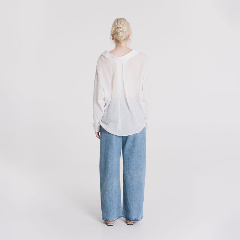 Inga Linen Shirt - Milk