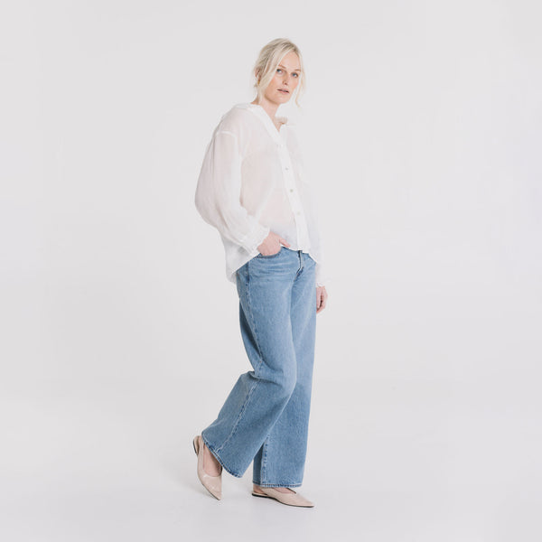 Inga Linen Shirt - Milk