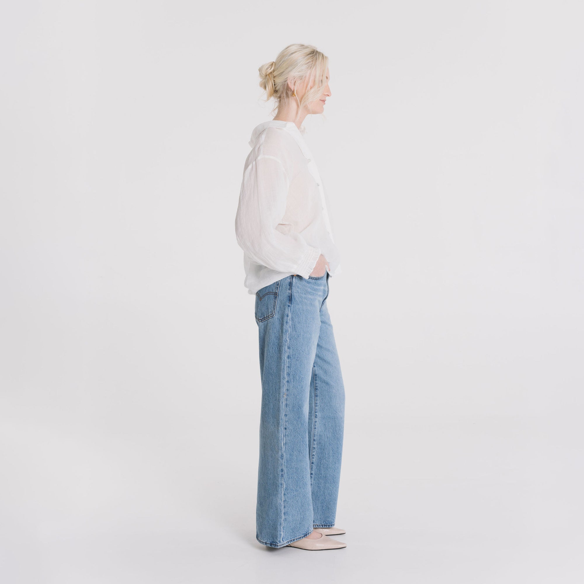 Inga Linen Shirt - Milk