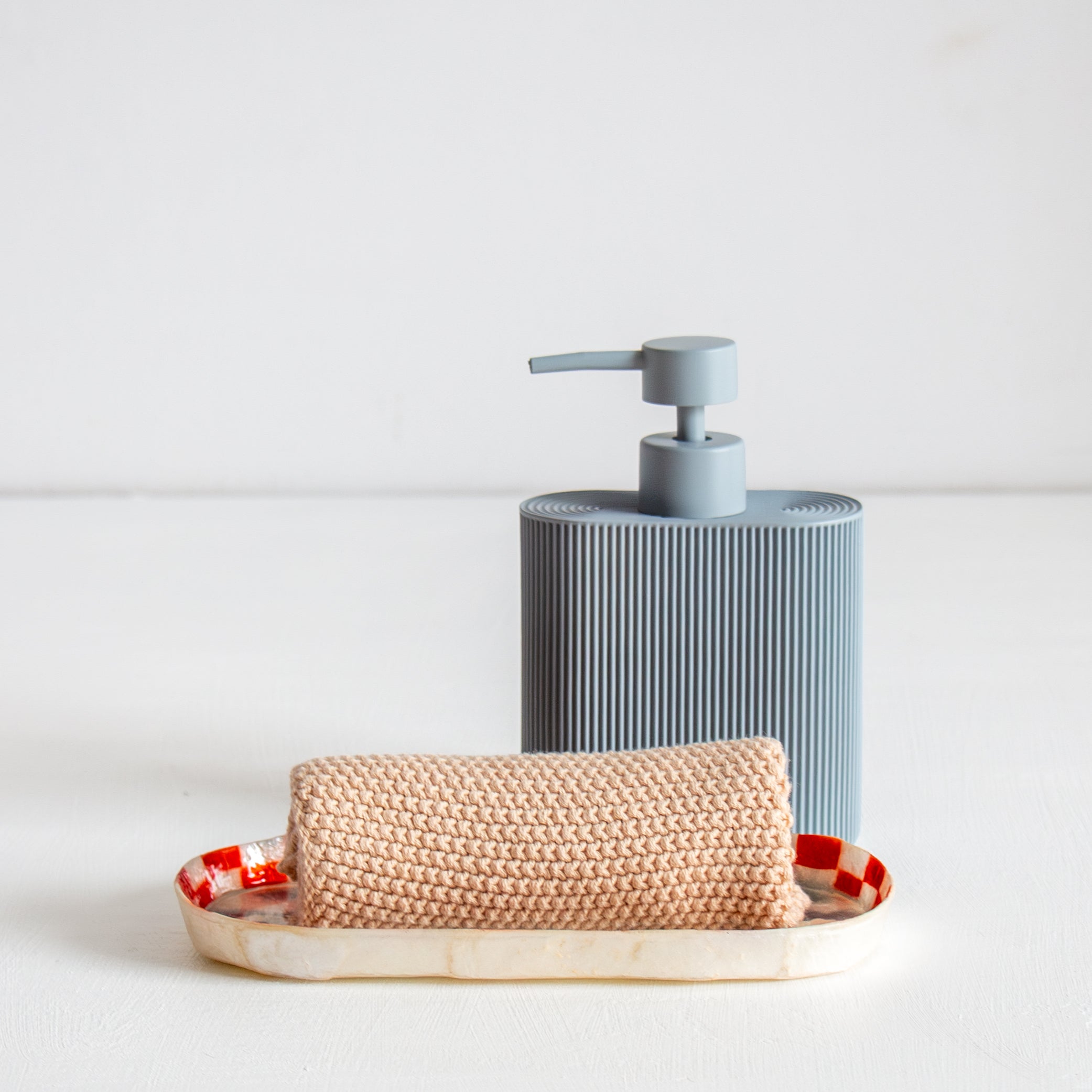 Sid Resin Soap Dispenser - Steel