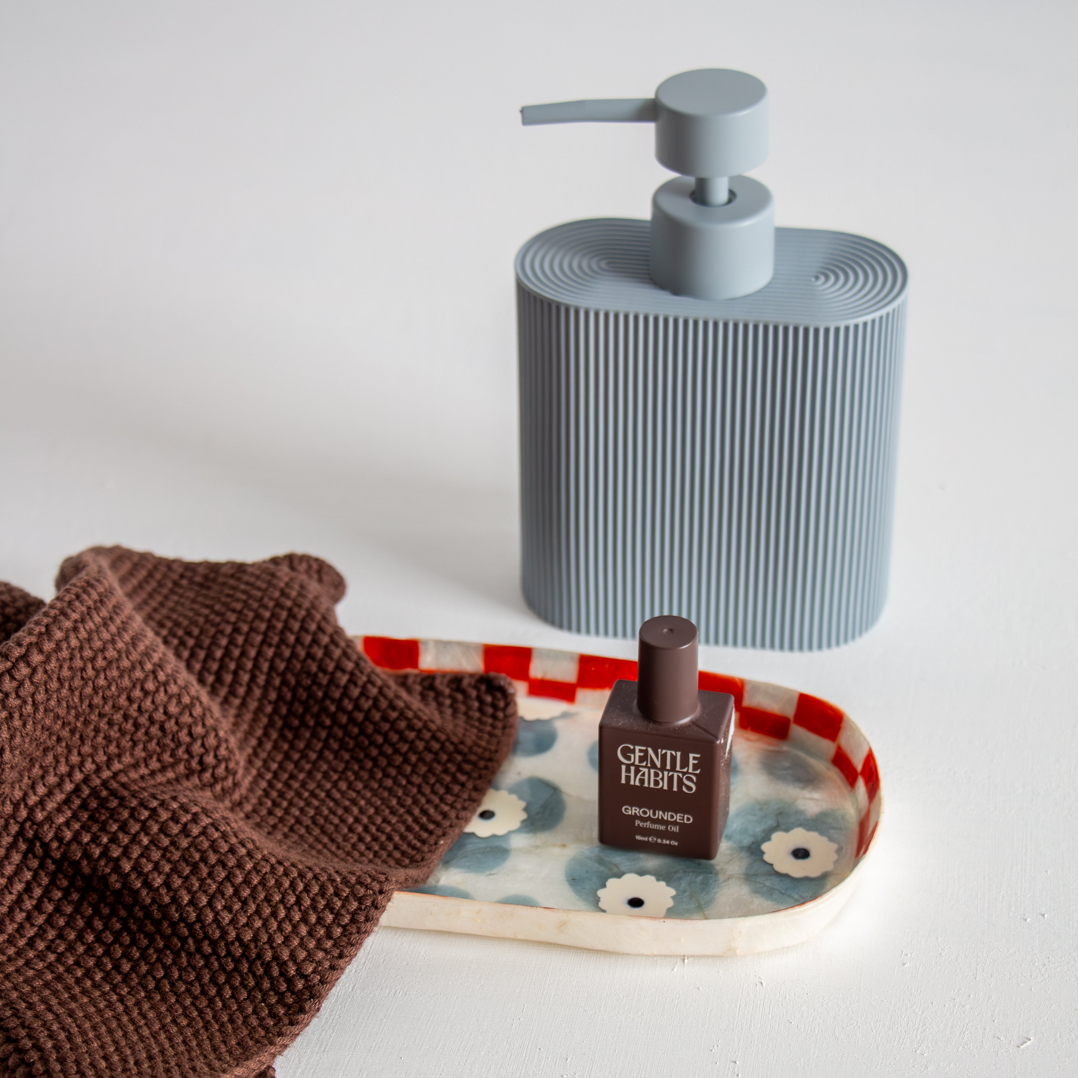Sid Resin Soap Dispenser - Steel