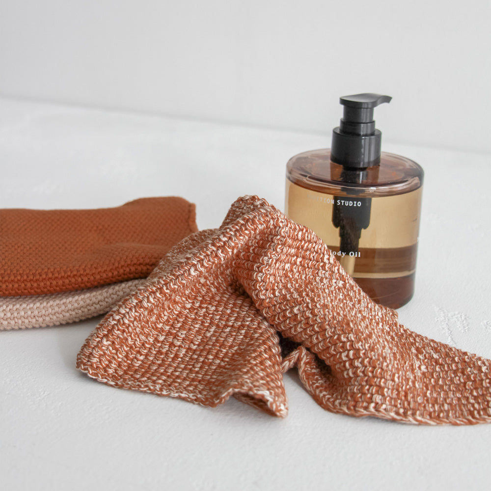 Wash Cloths (Set 3) Clay