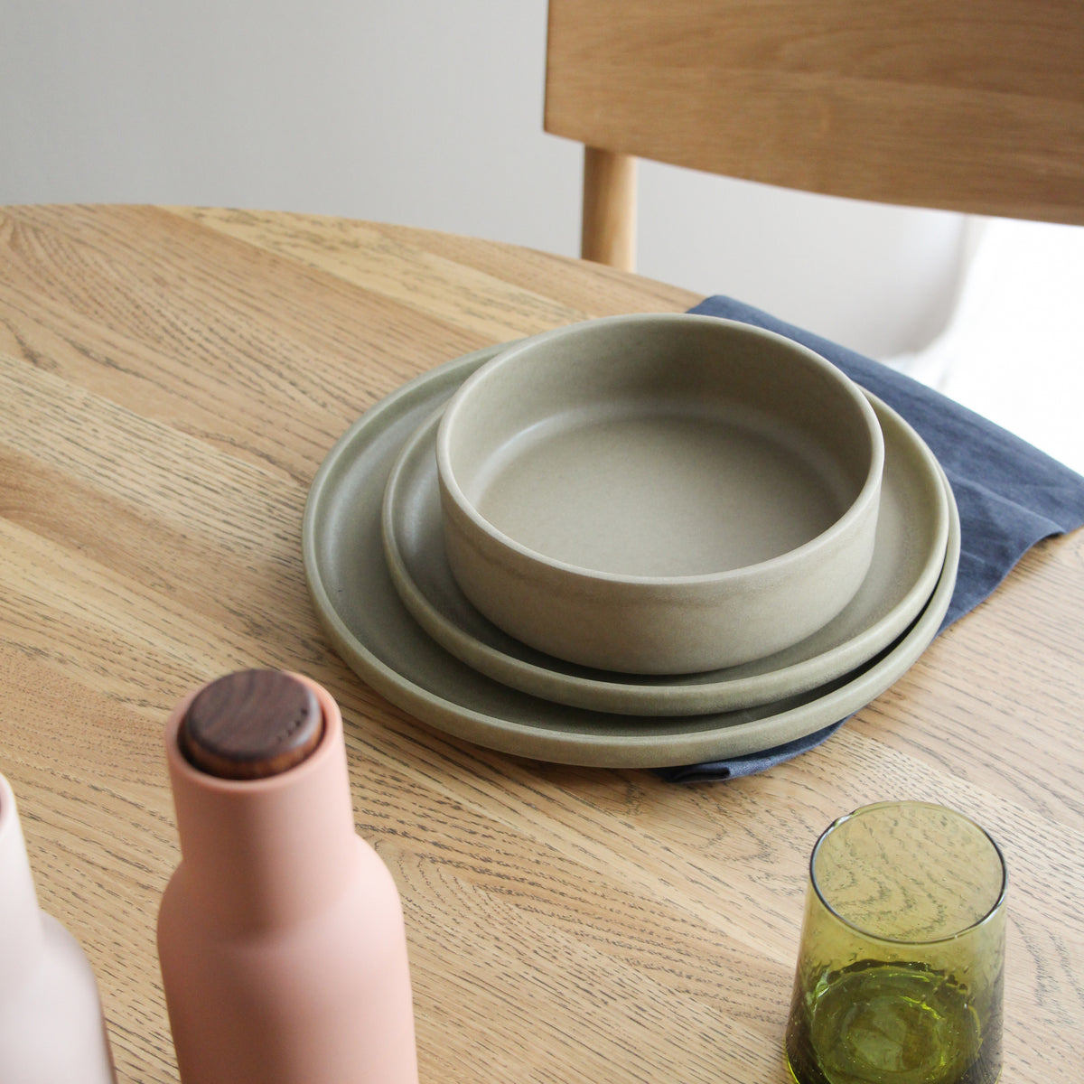 Frankie Oak Round Dining Table