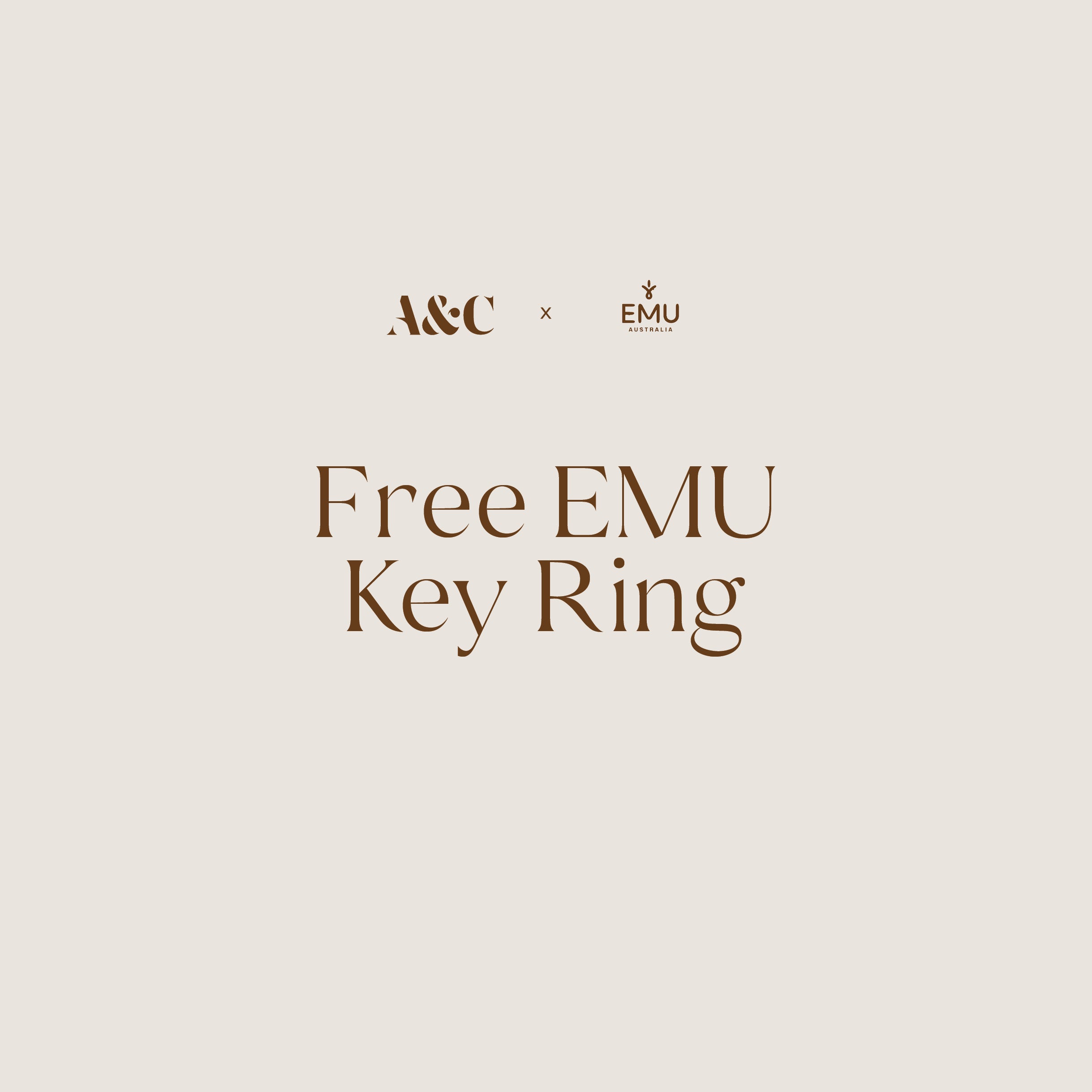 GWP Emu Boot Key Ring