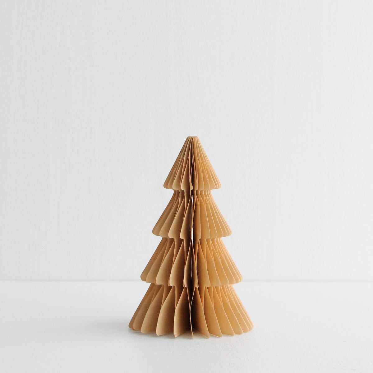 Standing Christmas Tree Decoration 20cm - Gold