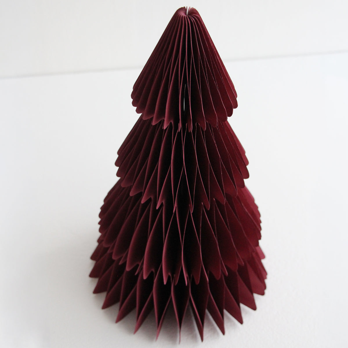 Standing Christmas Tree Decoration 30cm - Plum