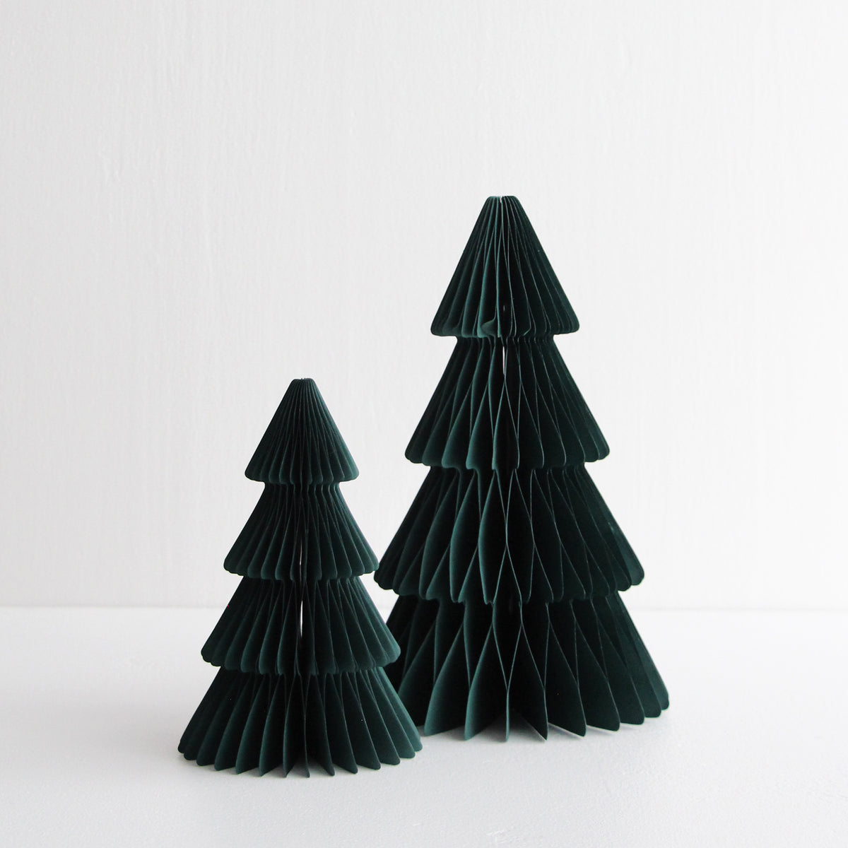 Standing Christmas Tree Decoration 30cm - Emerald