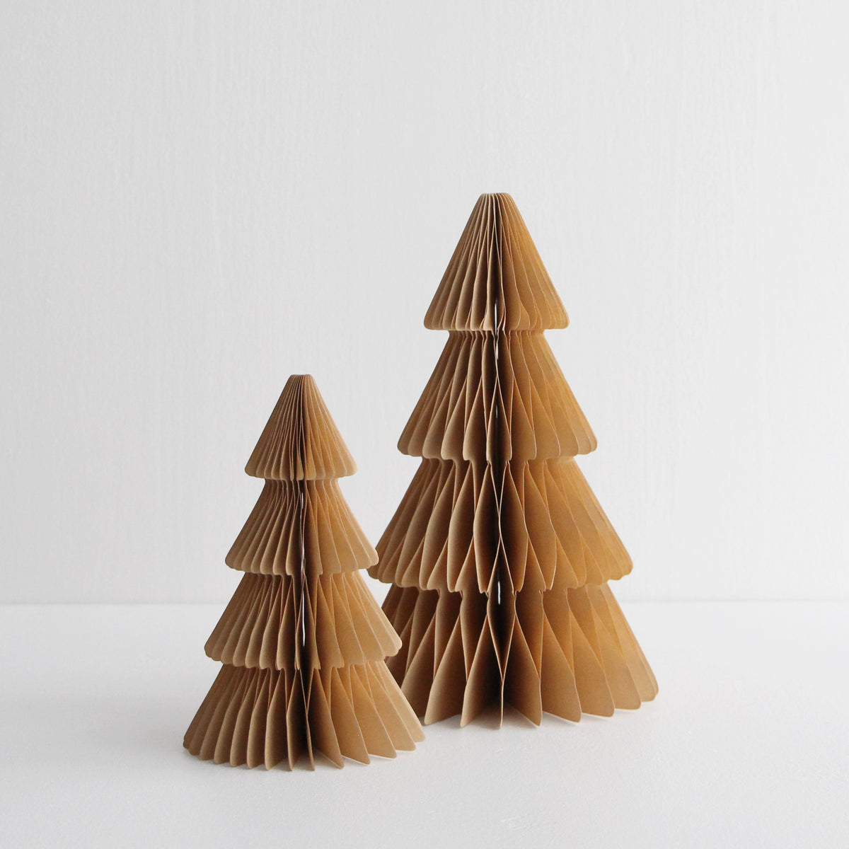 Standing Christmas Tree Decoration 30cm - Gold