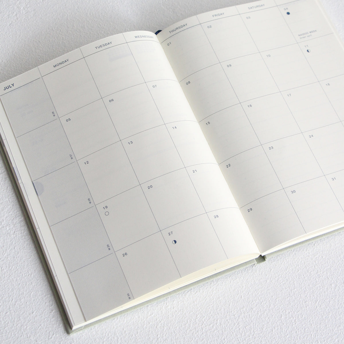 Studio Milligram 2027 Weekly Diary - Mint