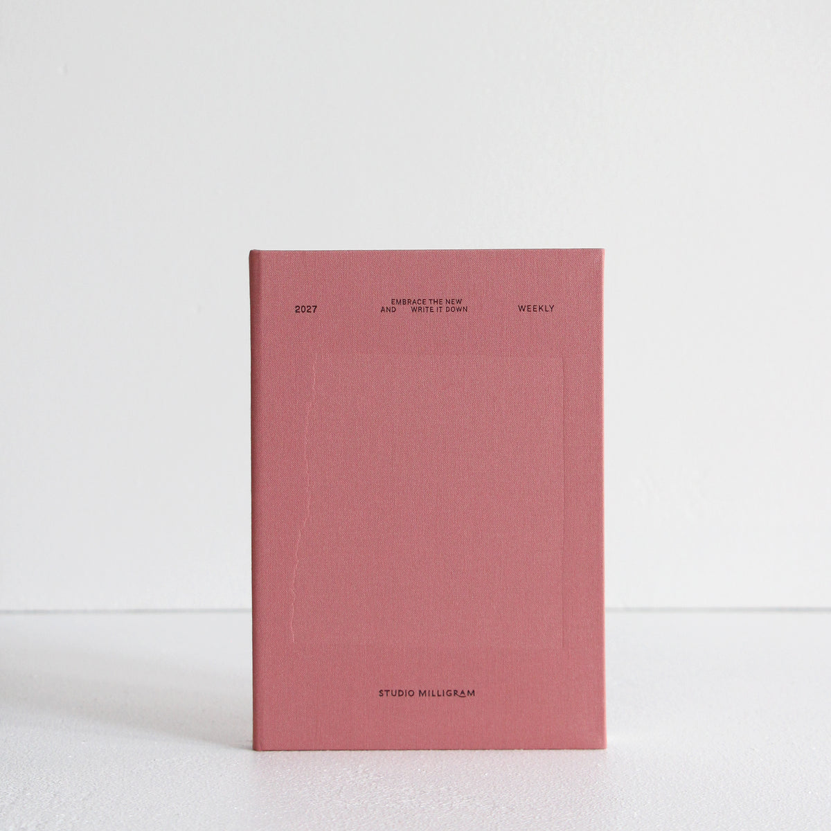 Studio Milligram 2027 Weekly Diary - Pink