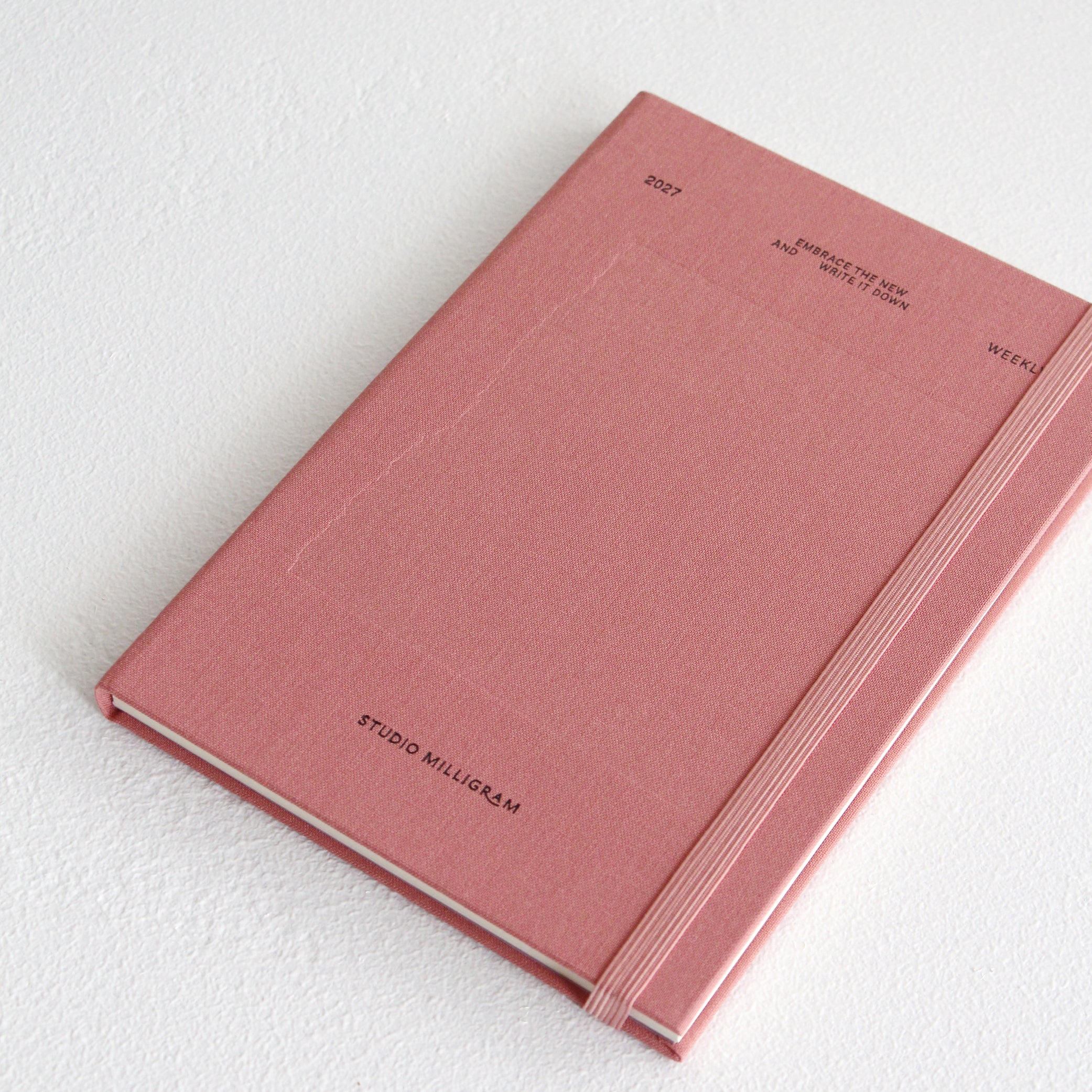 Studio Milligram 2027 Weekly Diary - Pink