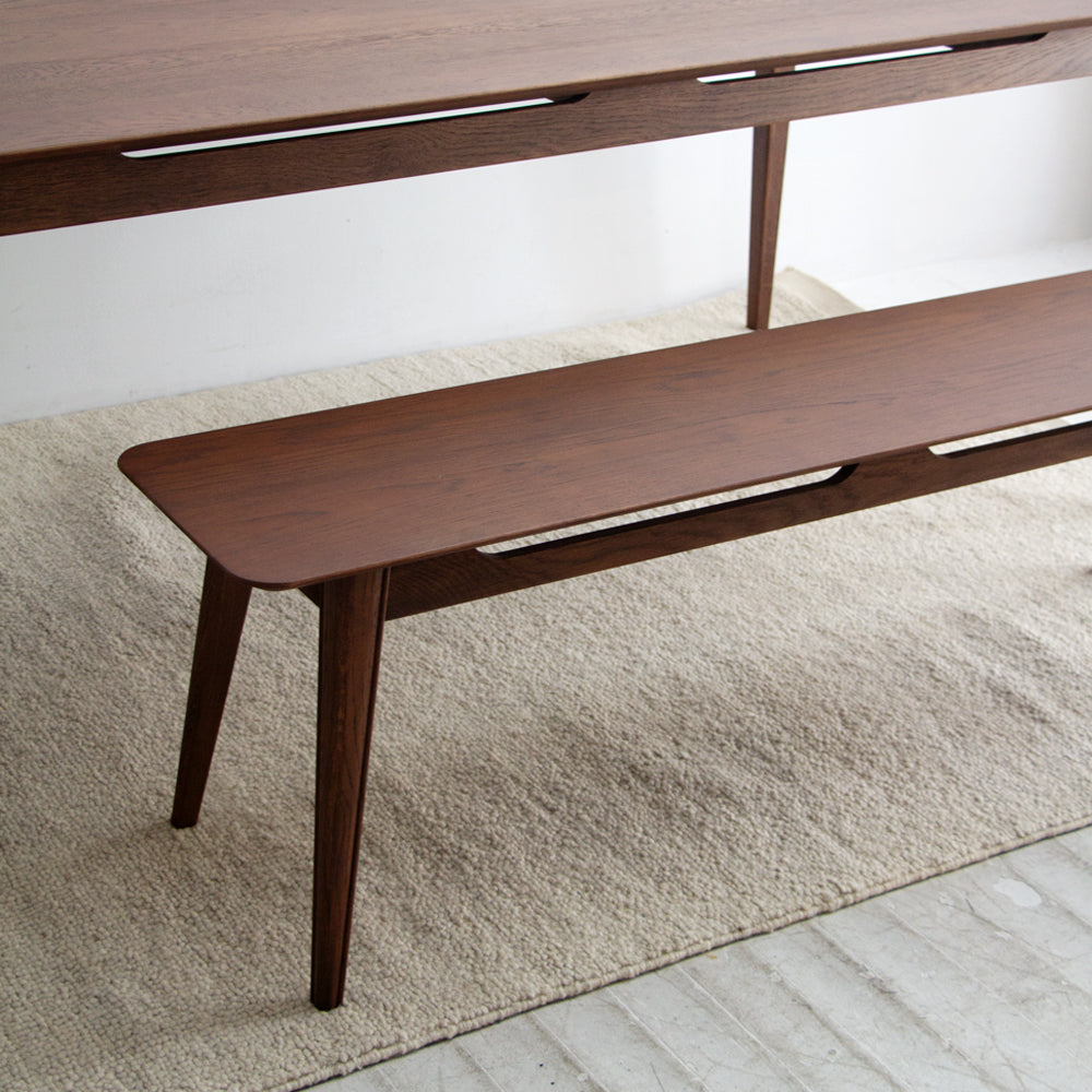 Sven Dining Bench - Oak/Walnut