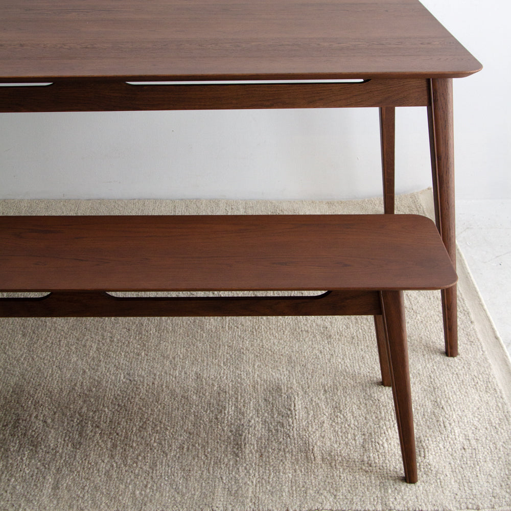 Sven Dining Bench - Oak/Walnut