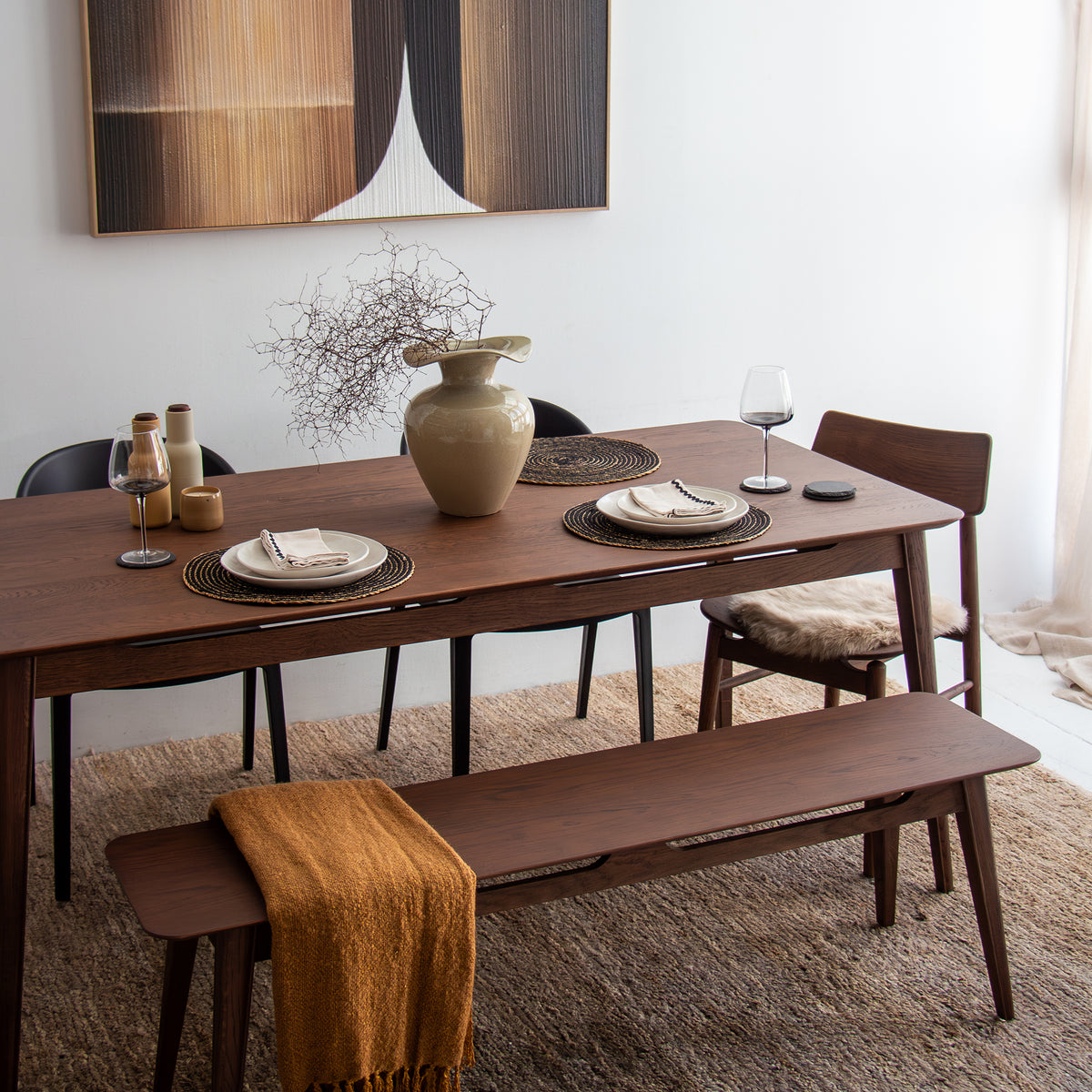 Sven Dining Table - Walnut