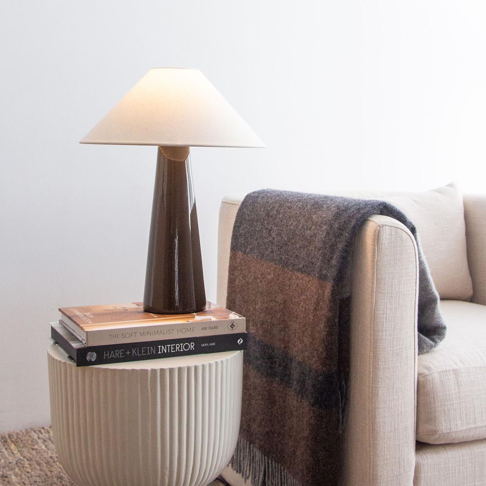 Taper Table Lamp - Olive