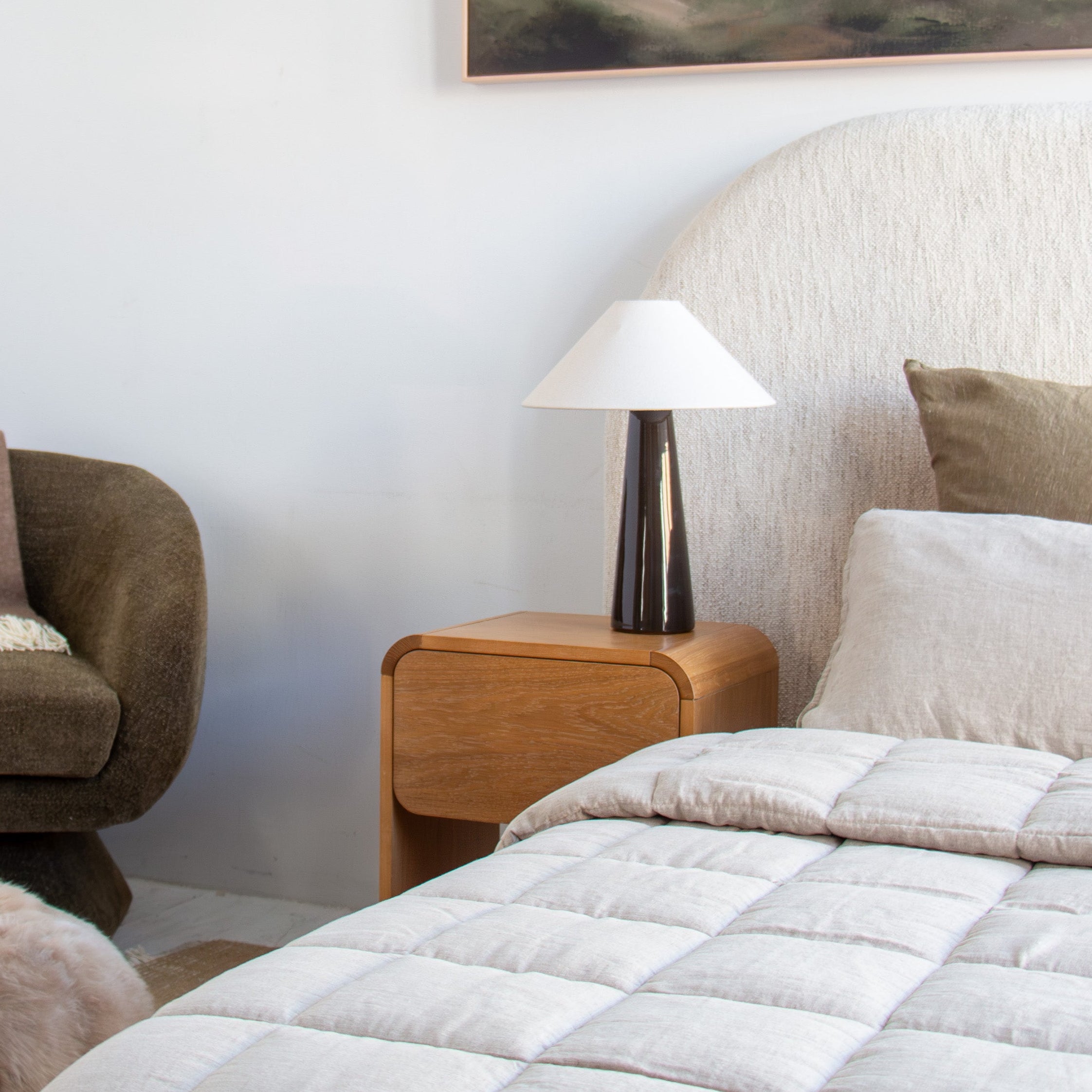 Taper Table Lamp - Olive