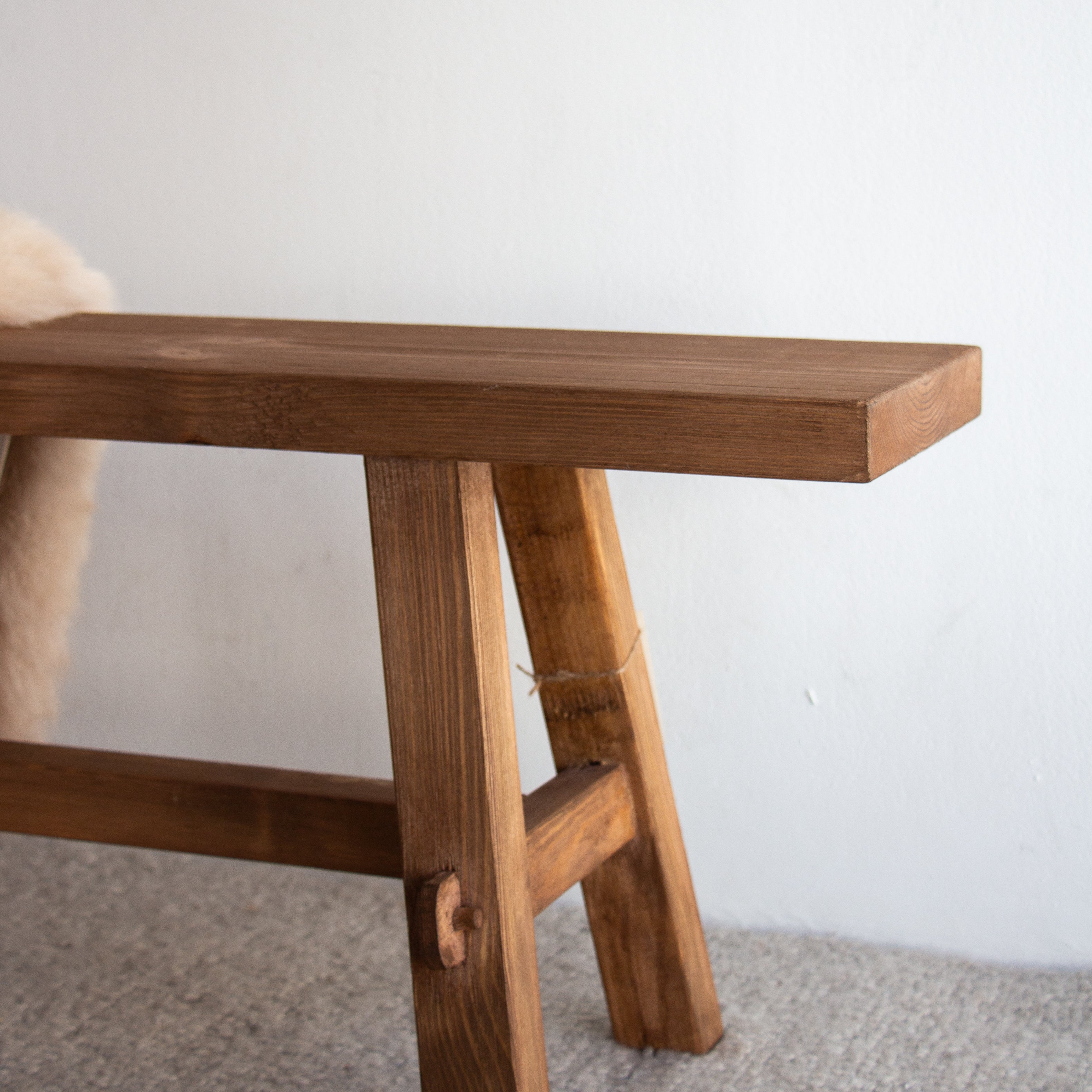 Tate Reclaimed Wood Bench - Long