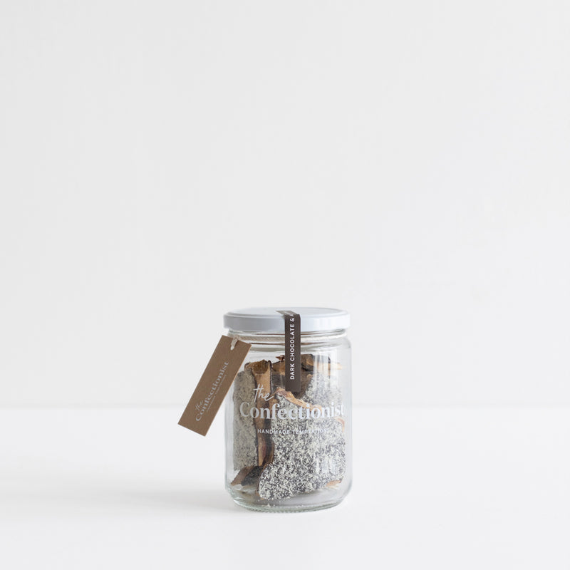 Dark Chocolate and Almond Toffee Jar - 85gm