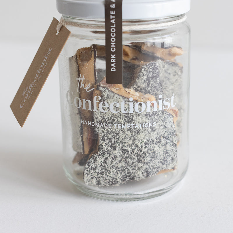 Dark Chocolate and Almond Toffee Jar - 85gm