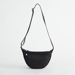 Leather Sporty Cross Body - Black
