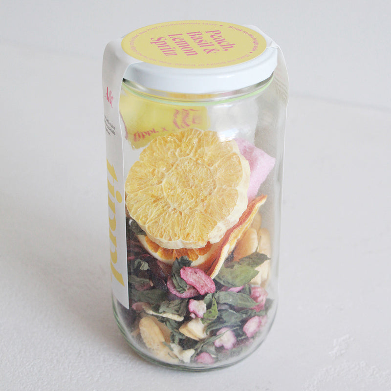 Tippl x A&C - Peach Basil Spritz
