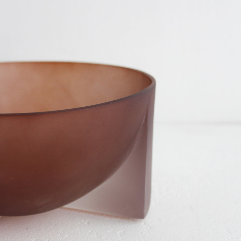 Transparent Resin Bowl - Brown